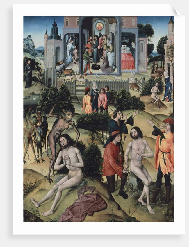 Scenes from the Life of Job, 1480-90 by Master of the St. Barbara Legend