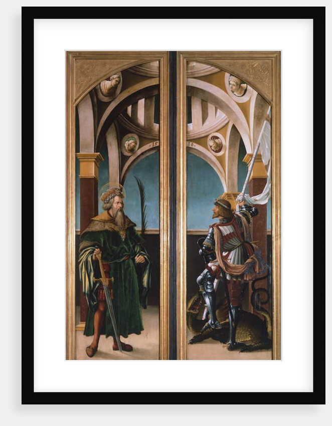 St. Sigismund and St. George by Hans Burgkmair