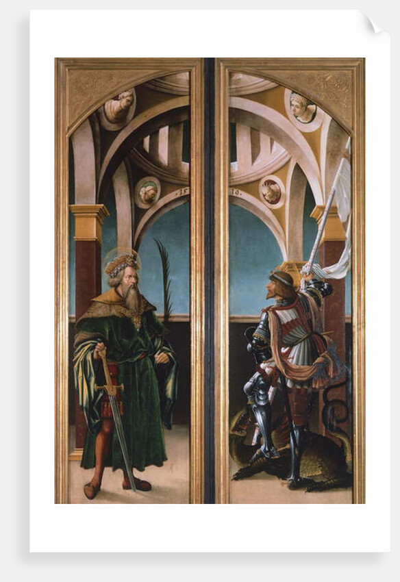 St. Sigismund and St. George by Hans Burgkmair