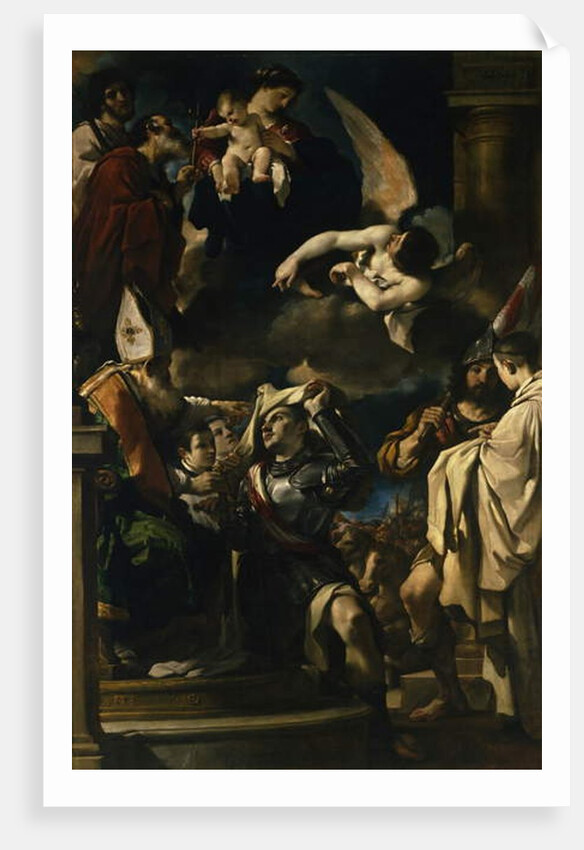 Saint William of Aquitaine Receiving the Cowl, 1620 by Guercino