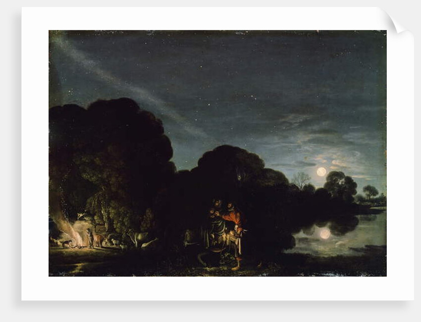 The Flight into Egypt, 1609 by Adam Elsheimer