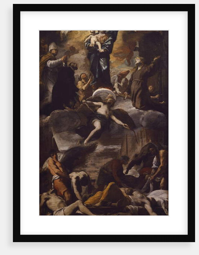 The Plague of Naples, c. 1660 by Mattia Preti