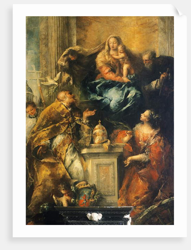 Ferri Altarpiece , c. 1755 by Giovanni Antonio Guardi