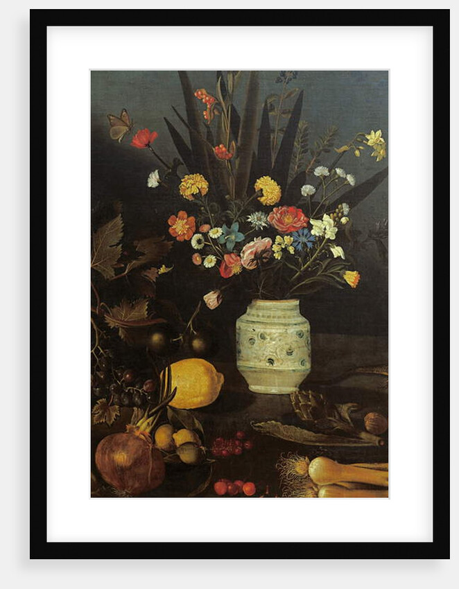 Still life with flowers and plants by Michelangelo Merisi da Caravaggio