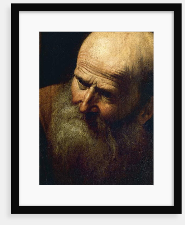Face of Abraham by Michelangelo Merisi da Caravaggio