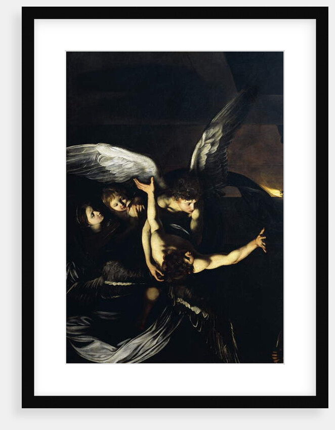 Figures of angels by Michelangelo Merisi da Caravaggio