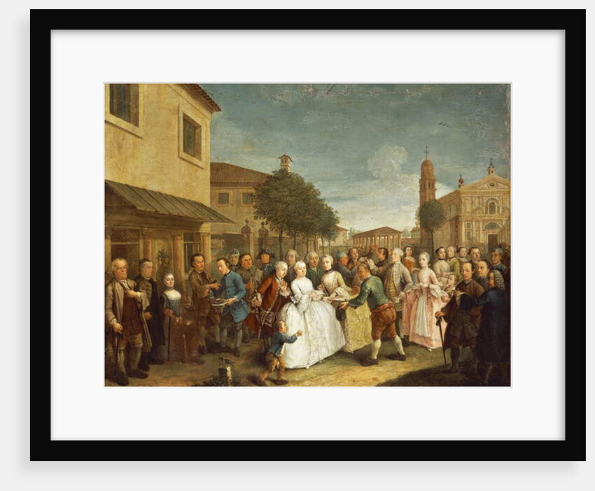 A Party at Villa Widmann, c.1750 by Andrea Pasto