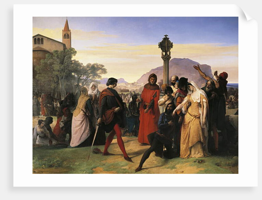 Sicilian Vespers by Francesco Hayez