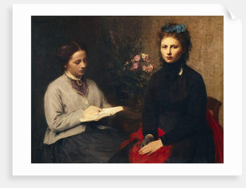 Reading, 1870 by Ignace Henri Jean Fantin-Latour
