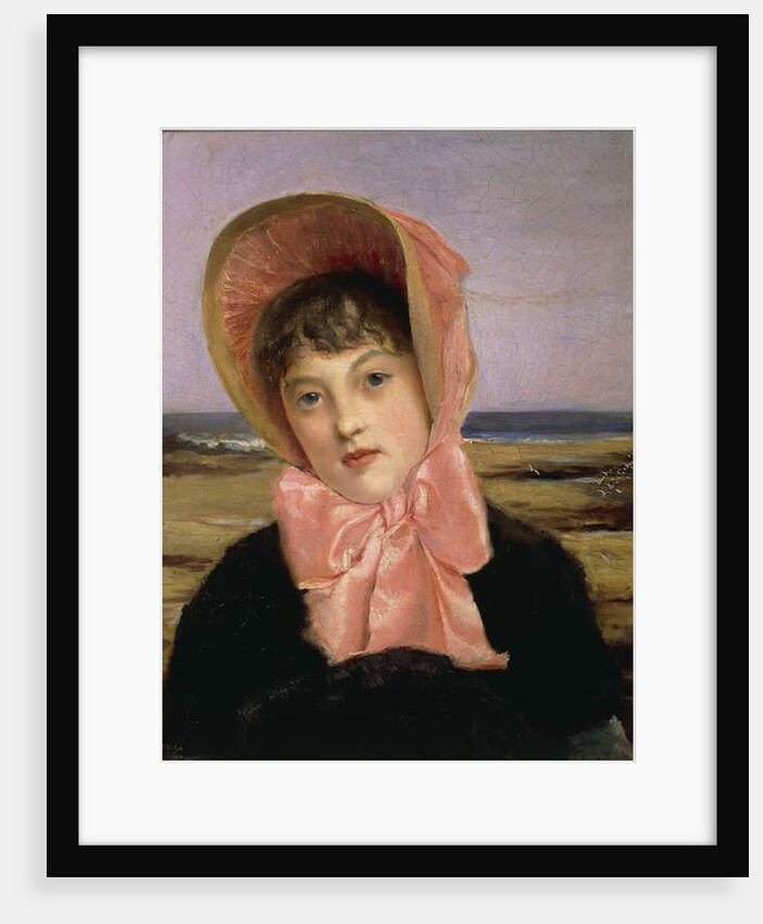 Girl with Pink Hat, 1883 by Jacques-Emile Blanche