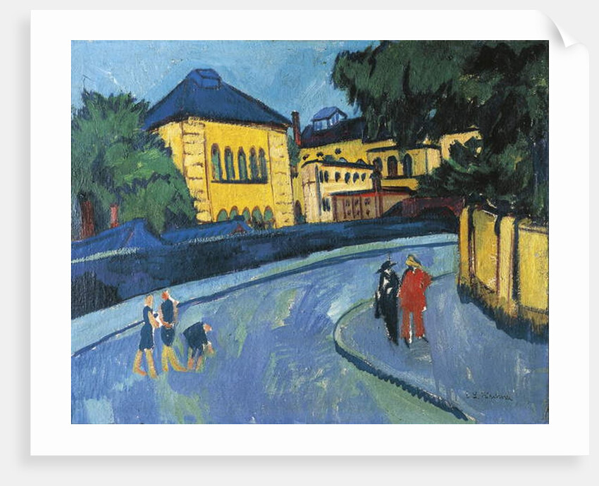 Dresden, Friedrichstadt, 1910 by Ernst Ludwig Kirchner