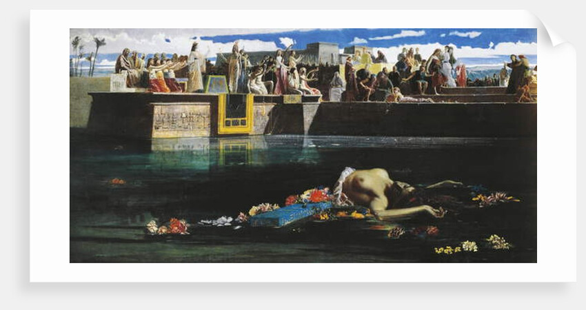 The Sacrifice of a Virgin to the Nile, 1865 by Federico Faruffini