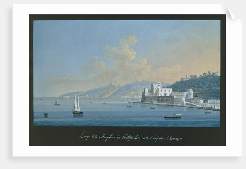 View of Mergellina by Alessandro d' Anna