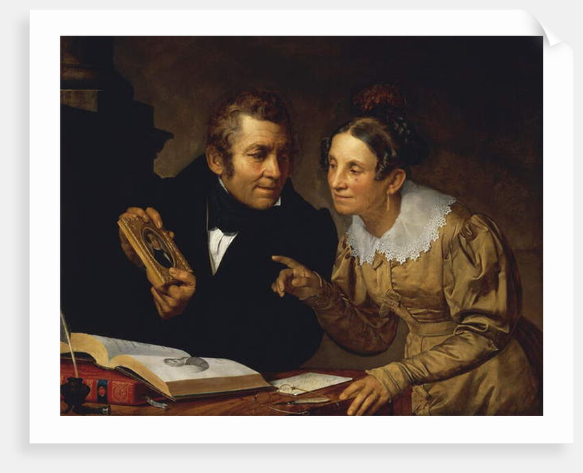 Portrait of Parents, 1832 by Pietro Fabris