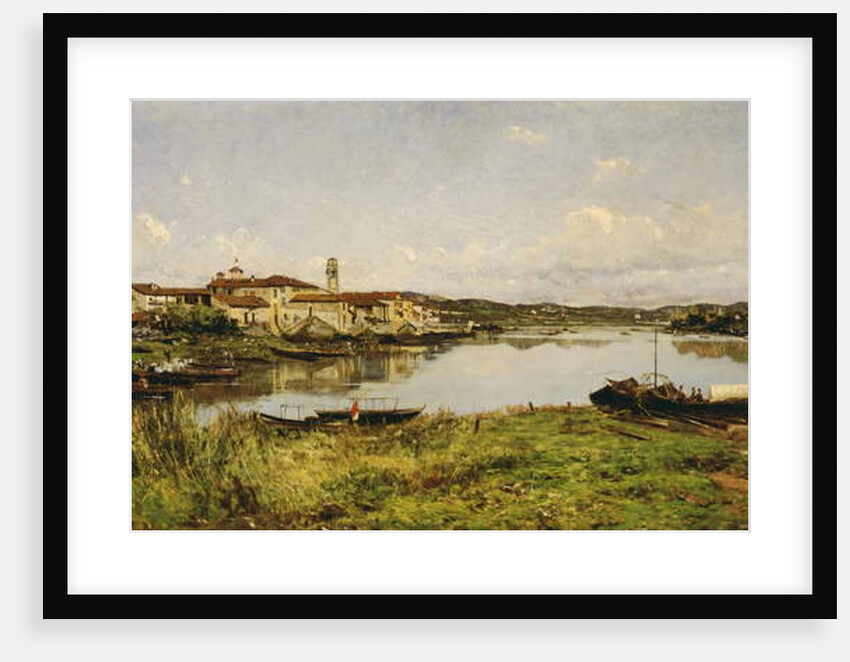 View of Sesto Circalende, c.1885 by Eugenio Gignous