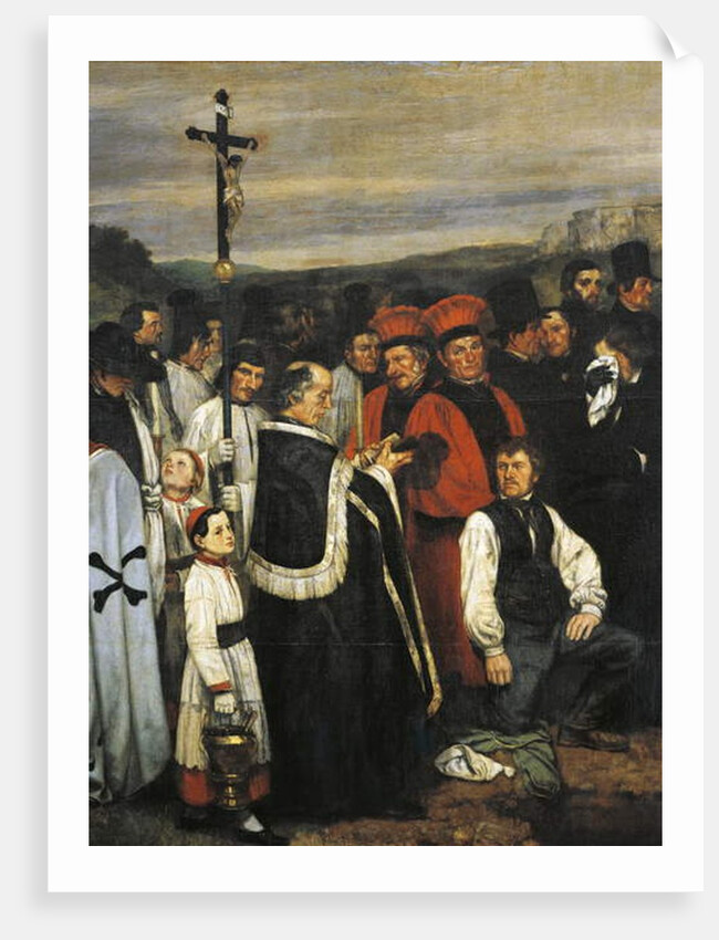 A Burial at Ornans, 1849-1850 by Gustave Courbet