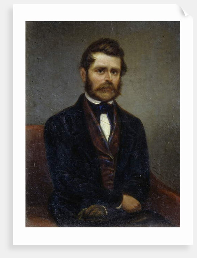 Portrait of Luigi Scarani, 1847, by Andrea Besteghi by Andrea Besteghi