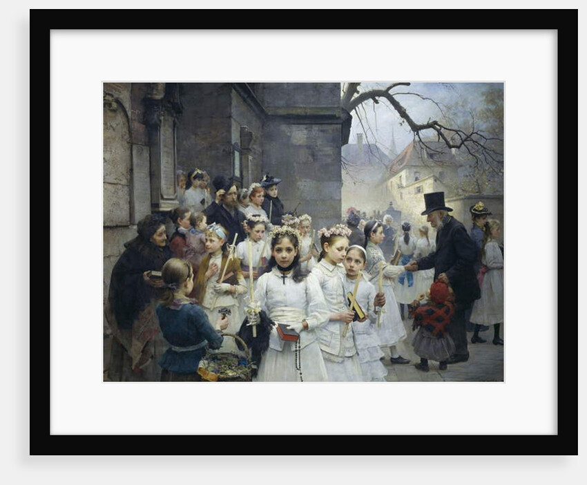 After First Communion, 1892 by Karl Frithjof Smith
