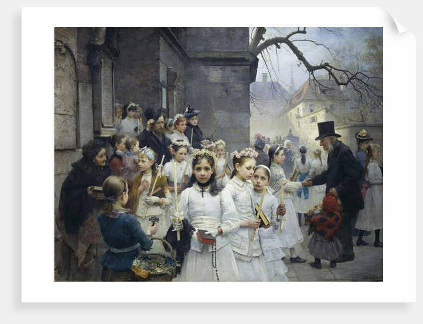 After First Communion, 1892 by Karl Frithjof Smith