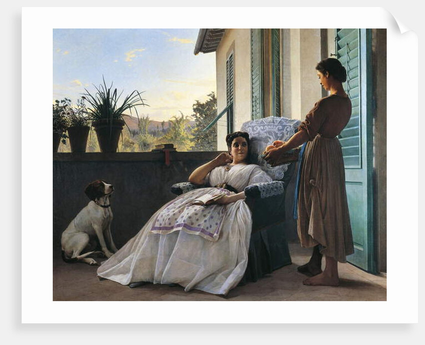 First Fruits by Odoardo Borrani