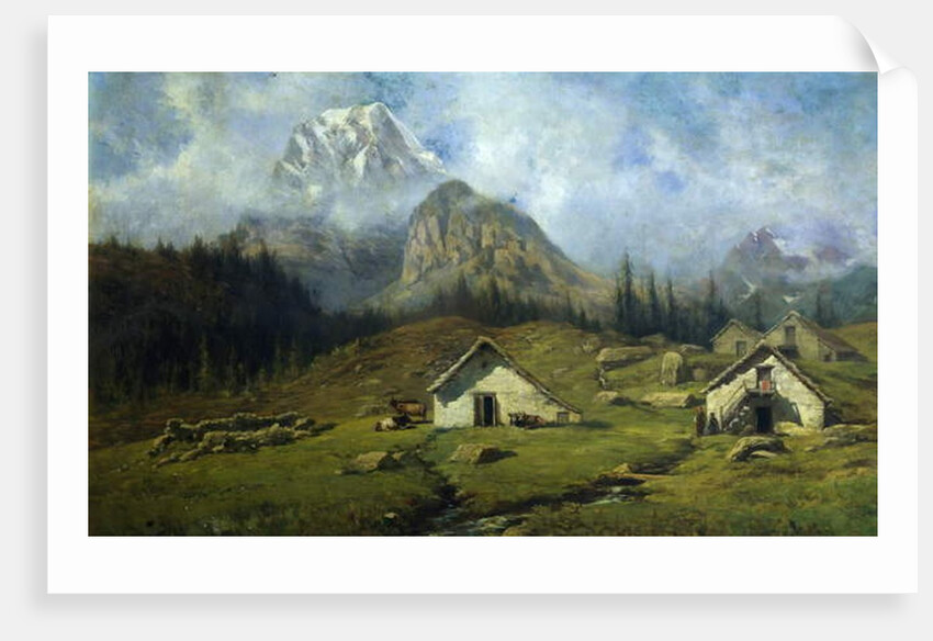 Cabins on Alpe Veglia, 1900-04 by Federico Ashton