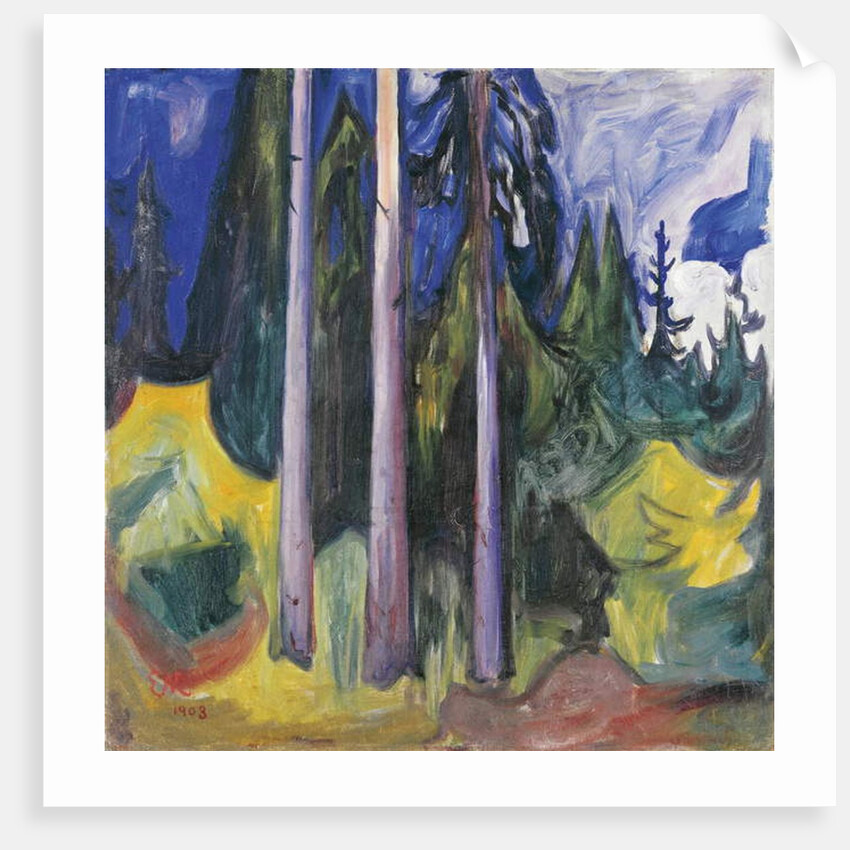 Wood, 1903 by Edvard Munch