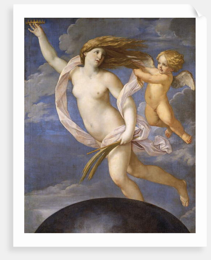 Fortune being restrained by Love, 1623 by Guido Reni