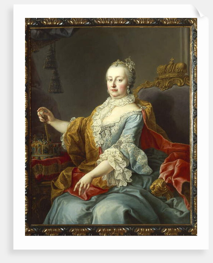 Portrait of Maria Theresa Hapsburg, Archduchess of Austria, 1750 by Martin van Mytens or Meytens