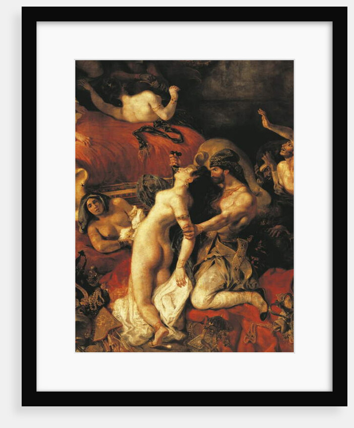 The Death of Sardanapalus, 1827 by Ferdinand Victor Eugene Delacroix