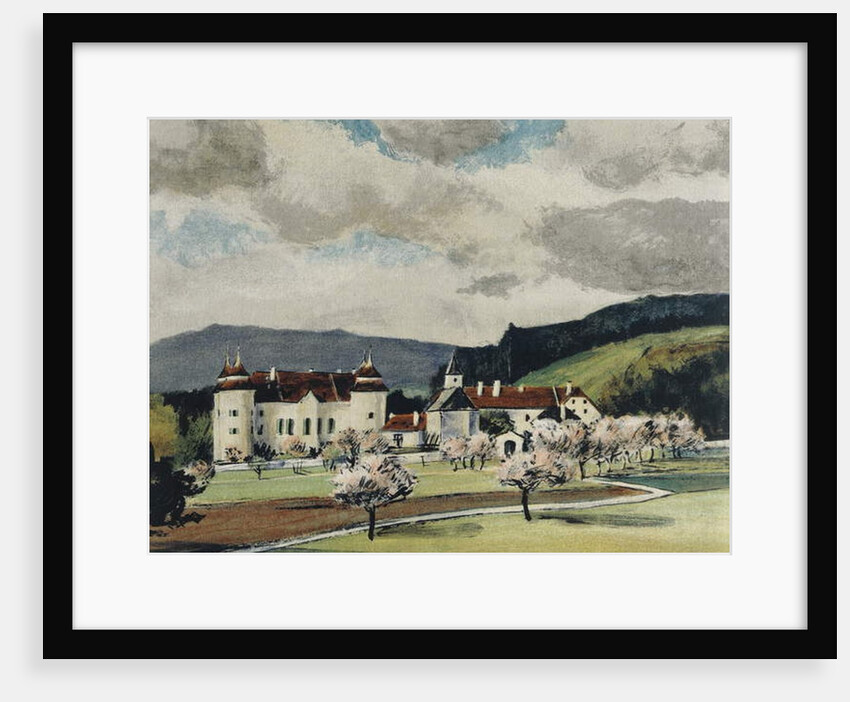 Weinzierl Castle near Wieselburg, c.1909 by Igo Potsch