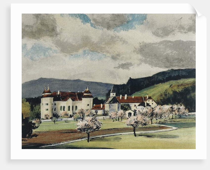 Weinzierl Castle near Wieselburg, c.1909 by Igo Potsch