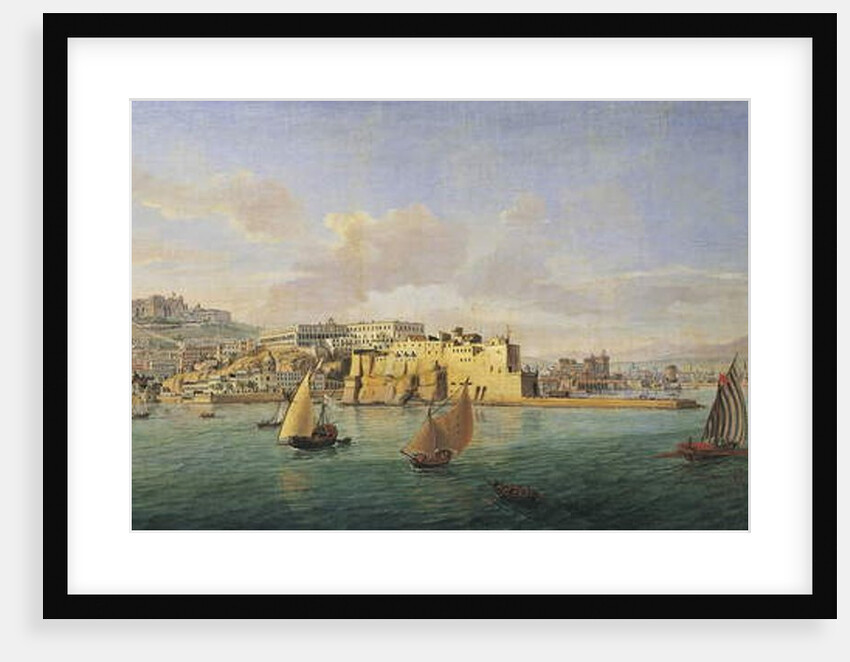 View of Naples from the Sea by Gaspar van (1653-1736) Wittel