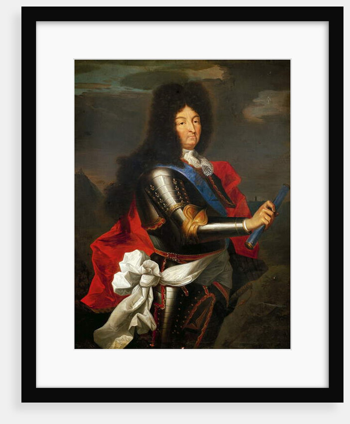 Portrait of Louis XIV of France by Hyacinthe Francois Rigaud