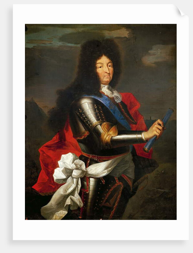 Portrait of Louis XIV of France by Hyacinthe Francois Rigaud