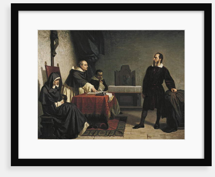 Galileo before the Roman Inquisition, 1857 by Cristiano Banti