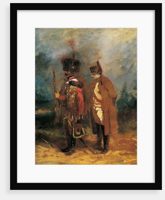 Napoleon during the Defence of France in 1814 by French School