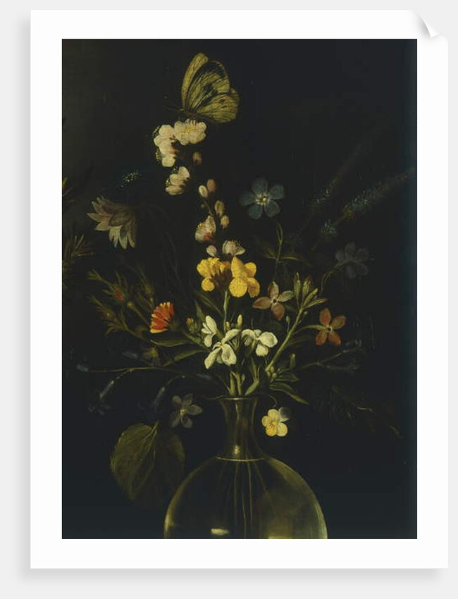 Still life with flowers and fruit, by Master of the Hartford Still Life, c.1600-10 by Michelangelo Merisi da Caravaggio