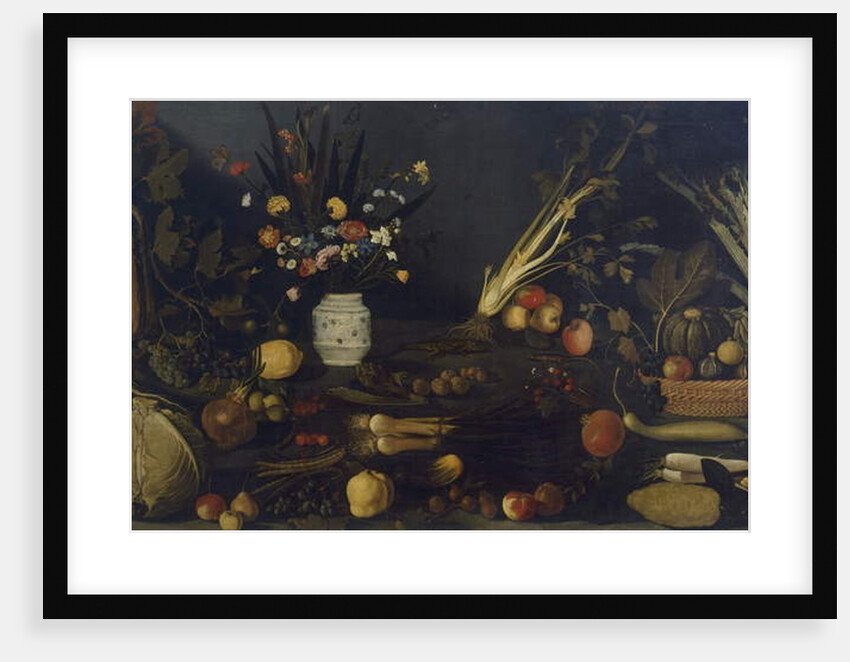 Still life of flowers and plants by Michelangelo Merisi da Caravaggio