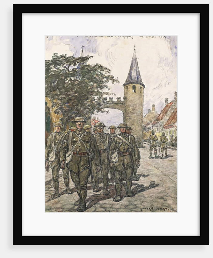 Flanders front, gate of Loo, 30 July 1917 by Jean-Louis Lefort