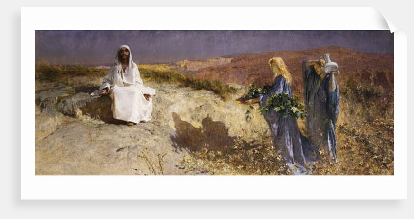 Christ in the Desert, 1895 by Domenico Morelli