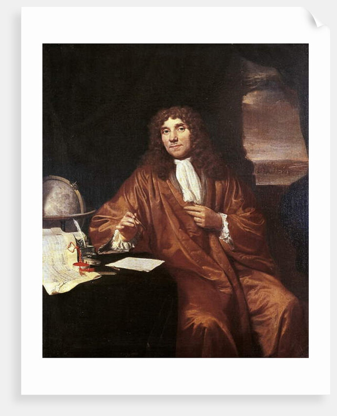 Antonie van Leeuwenhoek, c.1680 by Jan Verkolje