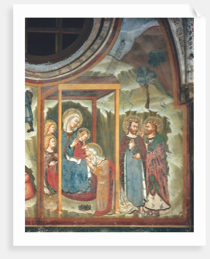 The Adoration of the Maji by Master Trecentesco of Sacro Speco School
