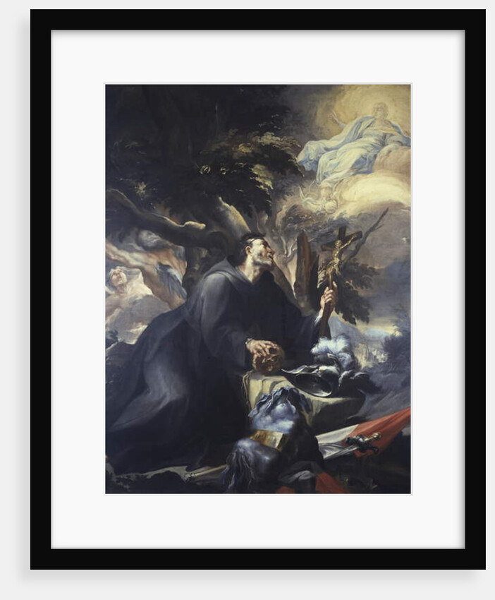 William Of Aquitaine In Penance by Domenico Antonio Vaccaro