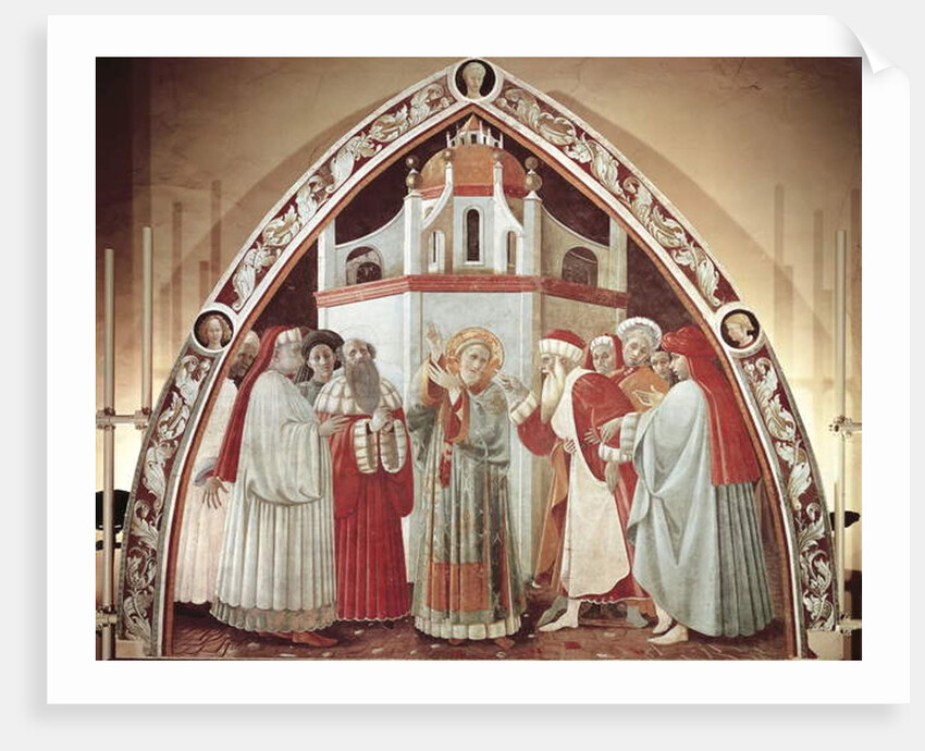 Disputation of St. Stephen by Paolo Uccello