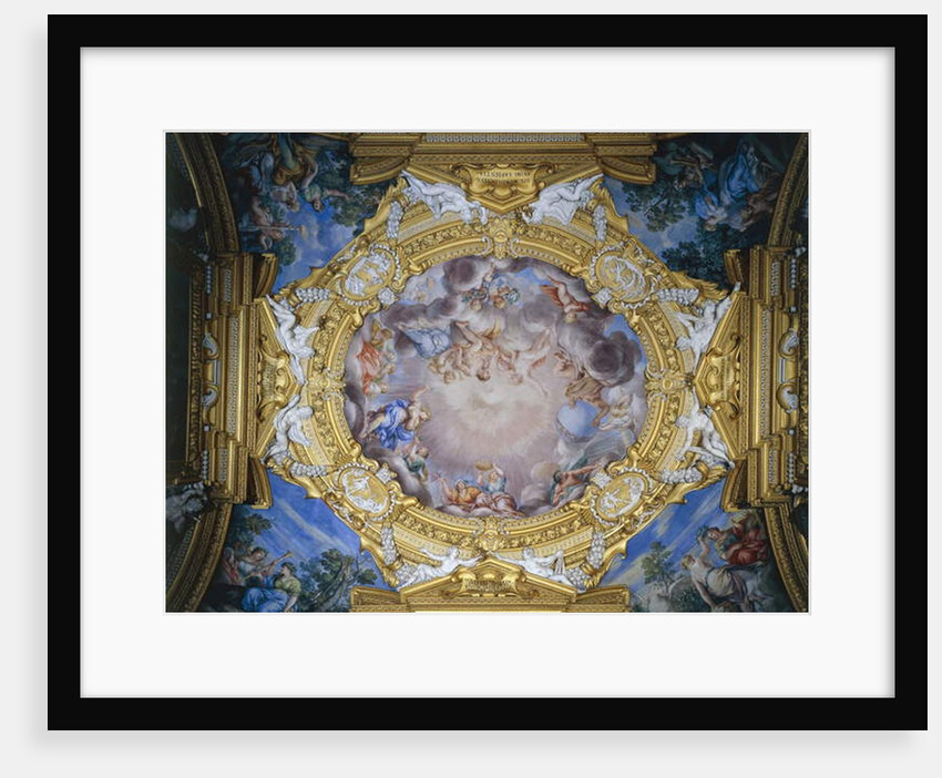 Cosimo I de Medici presented to Apollo by Gloria and Virtues by Pietro da & Ferri Ciro Cortona