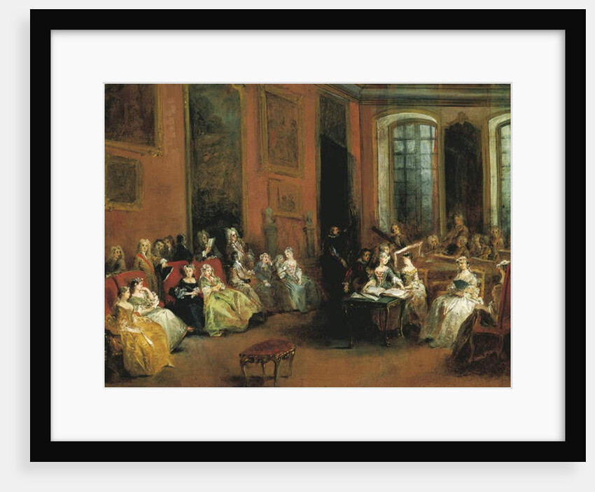 Concert in the Paris Hôtel of Pierre Crozat, c.1719-20 by Nicolas Lancret