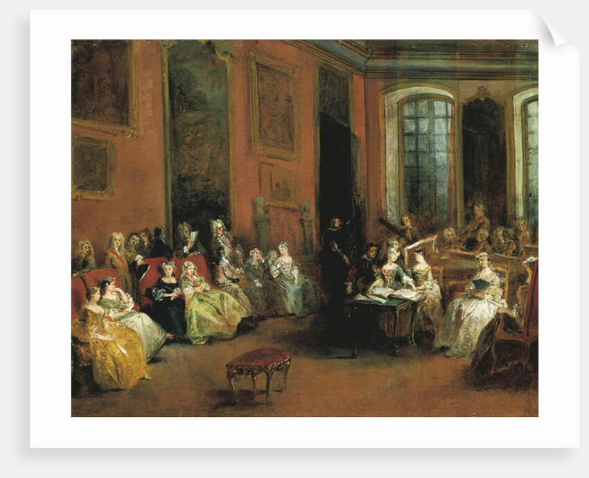 Concert in the Paris Hôtel of Pierre Crozat, c.1719-20 by Nicolas Lancret