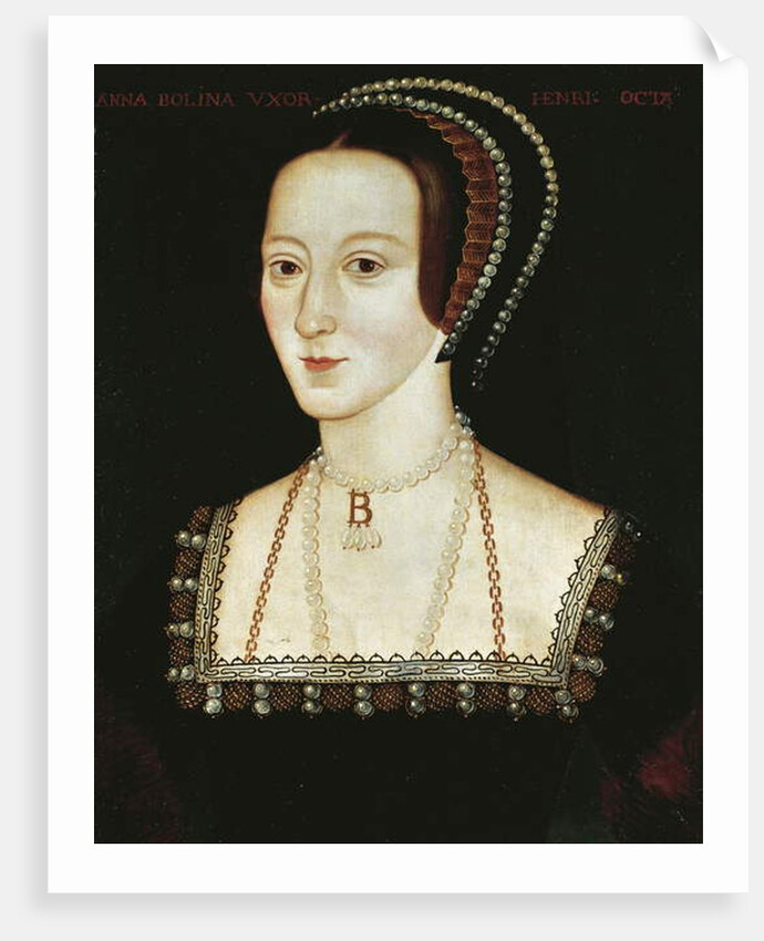Portrait of Anne Boleyn, c.1533-36 by English School