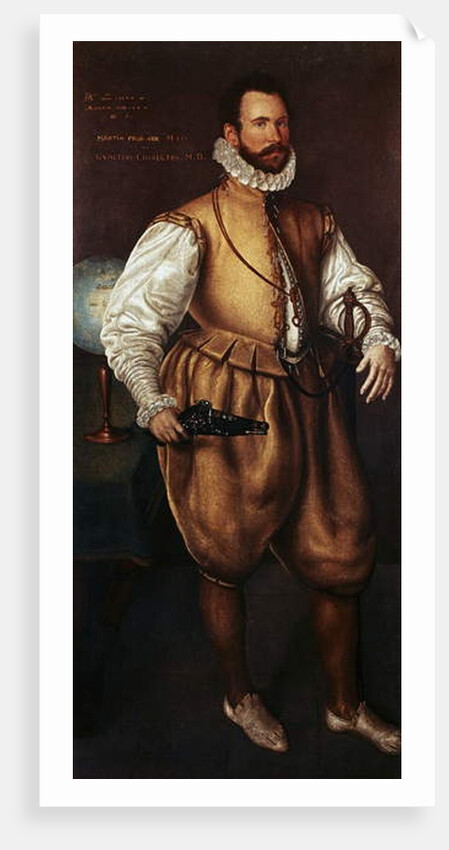 Portrait of Martin Frobisher, c.1577 by Cornelis Ketel