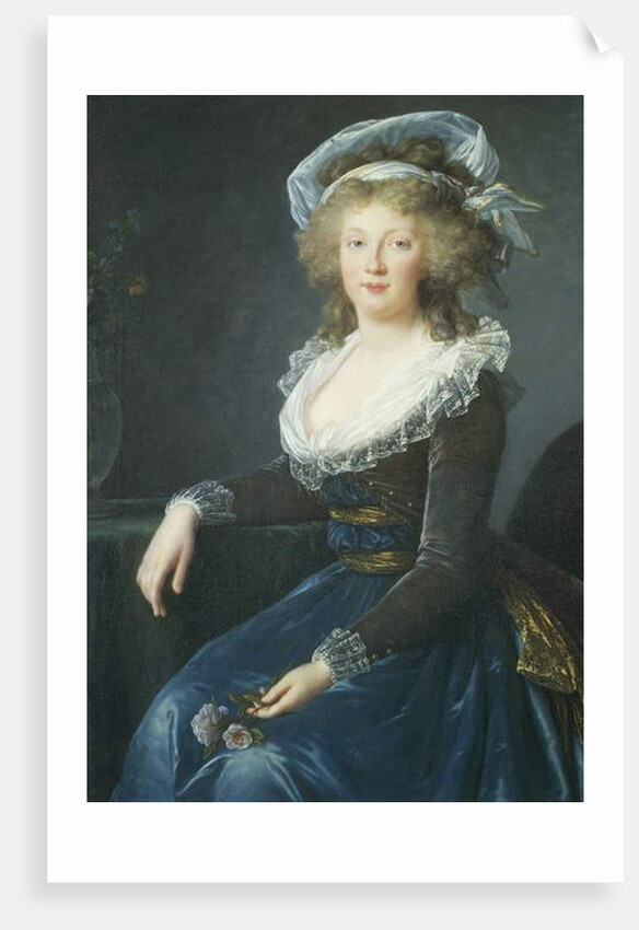 Portrait of Maria Teresa of Bourbon-Naples, 1790 by Elisabeth Louise Vigee-Lebrun